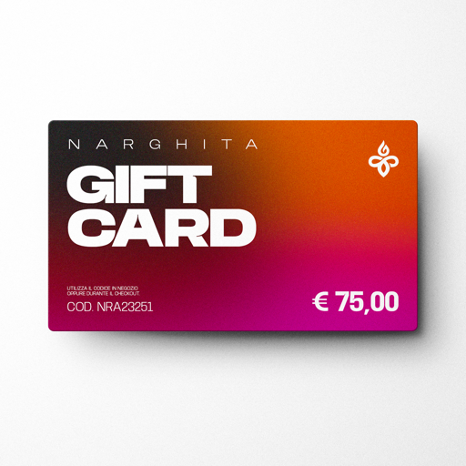 Gift card narghilè narghita 75 euro sito