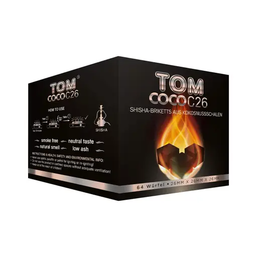 tom-coco-gold-c26-mm-carbone-coal-khole-narghilè-shisha-cachimba-hookah-narghita-shop