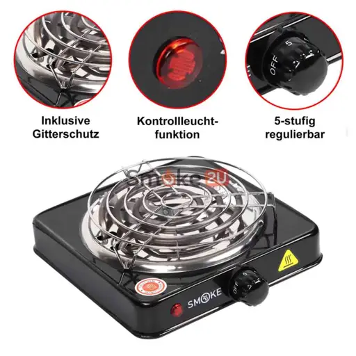 Fornello elettrico Smoke2U Hotplate - 1000W