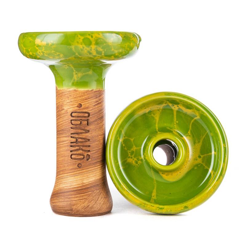 Oblako - L Glaze Top (Green Yellow Marble)