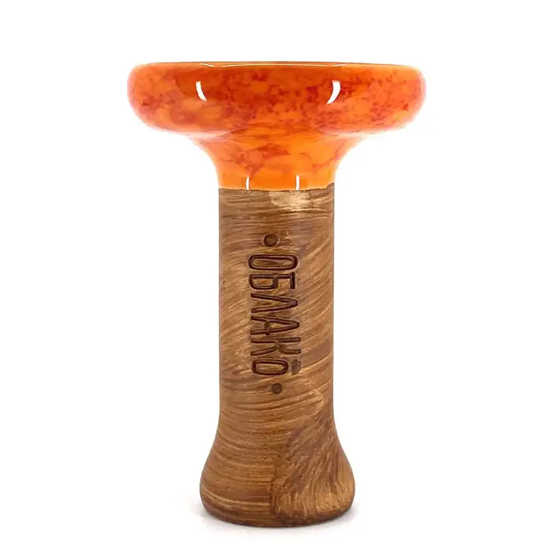 Oblako - L Glaze Top (Orange Yellow Marble)