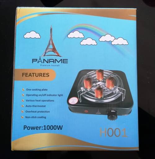 Fornello elettrico PANAME con griglia - 1000 W