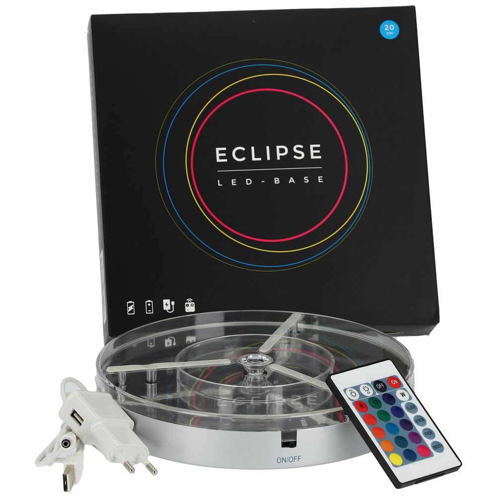 Base Led ECLIPSE 20 cm - media - 16 colori